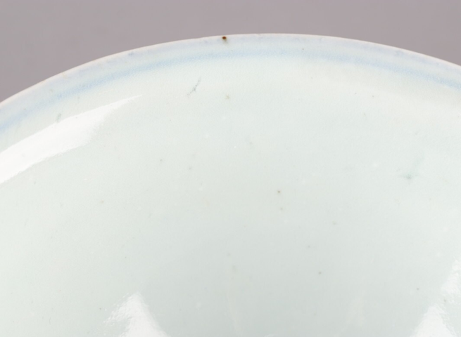 古玩陶瓷佛家八寶青花碗真品鑒賞圖