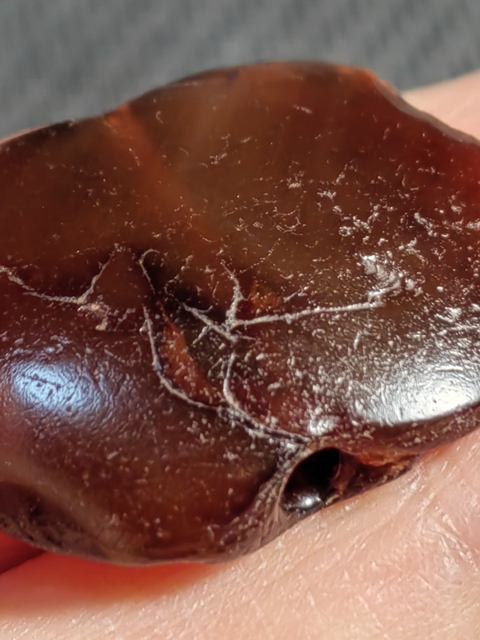 古玩玉器瑪瑙珠真品鑒賞圖