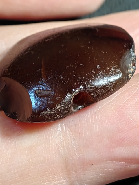 古玩玉器瑪瑙珠真品鑒賞圖