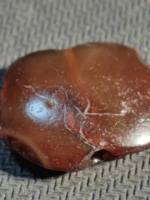 古玩玉器瑪瑙珠真品鑒賞圖