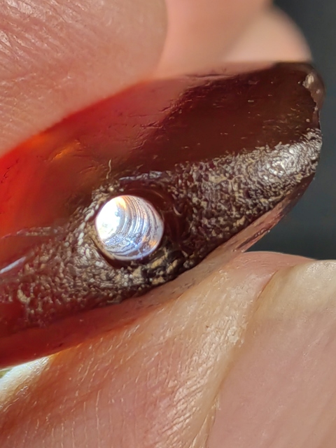 古玩玉器瑪瑙珠真品鑒賞圖