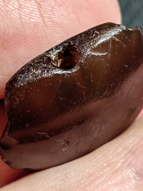 古玩玉器瑪瑙珠真品鑒賞圖