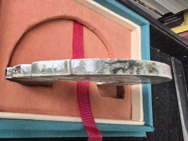 古玩玉器雙龍首玉珩真品鑒賞圖