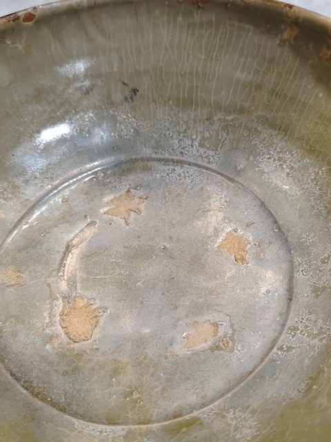 古玩陶瓷越窯青瓷褐彩水洗拍賣，當前價格16000元