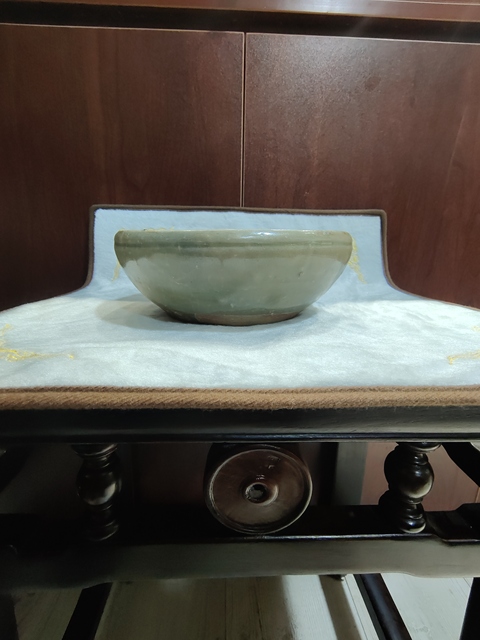 古玩陶瓷越窯青瓷褐彩水洗拍賣，當前價格16000元