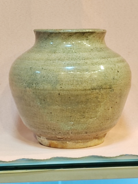 古玩陶瓷青釉罐拍賣，當(dāng)前價(jià)格1200元