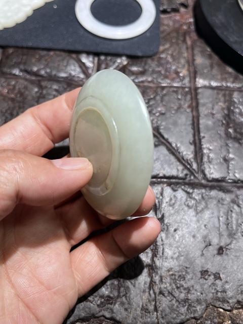 古玩玉器煙碟真品鑒賞圖