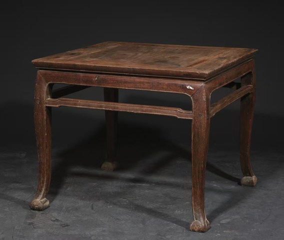 古玩雜項八仙桌真品鑒賞圖