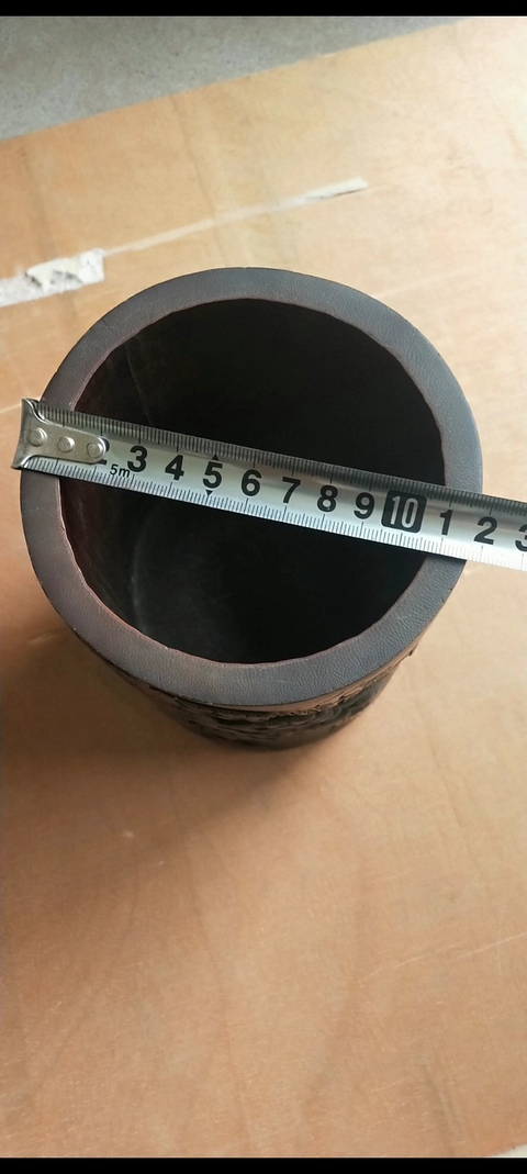 古玩雜項竹雕筆筒真品鑒賞圖