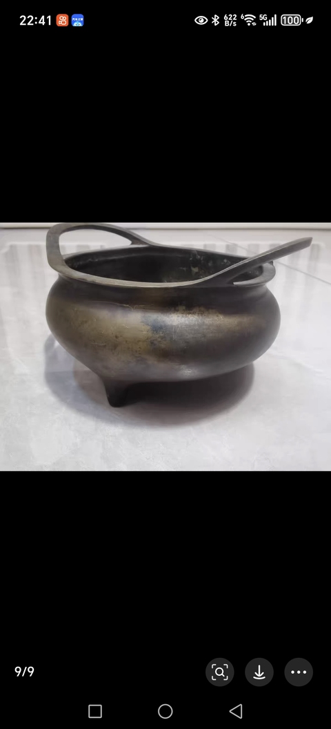 古玩銅器銅爐真品鑒賞圖