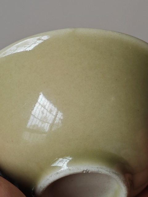 古玩陶瓷青釉茶碗真品鑒賞圖