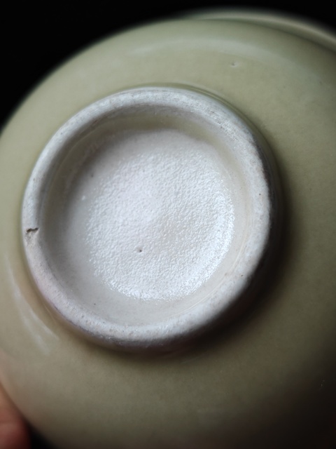 古玩陶瓷青釉茶碗真品鑒賞圖