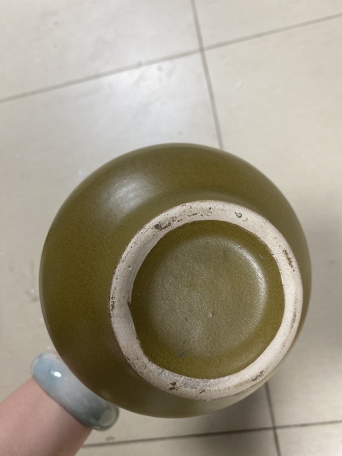 古玩陶瓷茶葉末釉瓶真品鑒賞圖