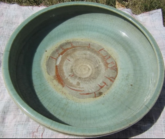 古玩陶瓷青瓷爐真品鑒賞圖