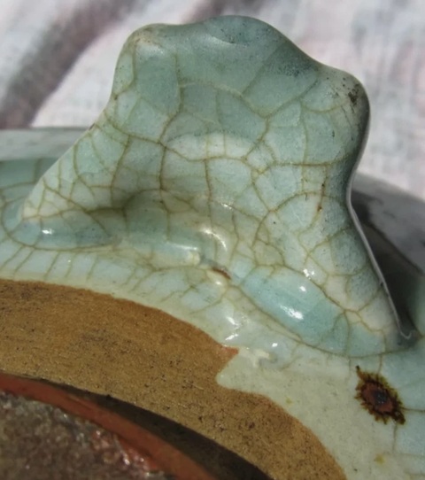 古玩陶瓷青瓷爐真品鑒賞圖