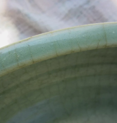 古玩陶瓷青瓷爐真品鑒賞圖