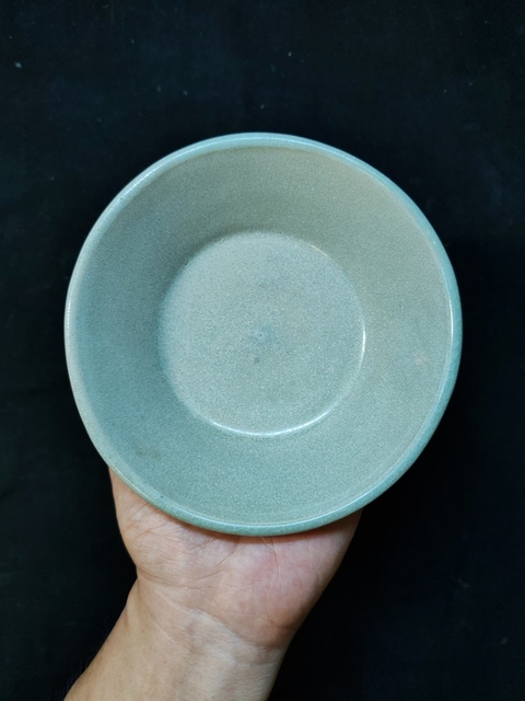 古玩陶瓷龍泉青瓷直壁洗真品鑒賞圖