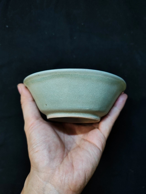 古玩陶瓷龍泉青瓷直壁洗真品鑒賞圖