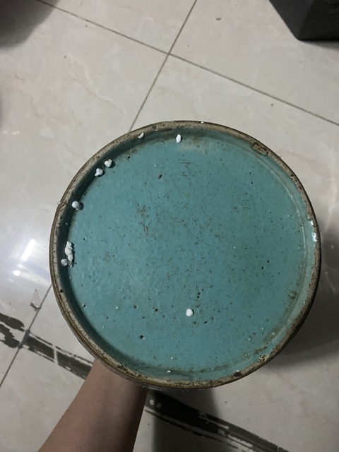 古玩陶瓷花間壽字紋粉彩罐真品鑒賞圖