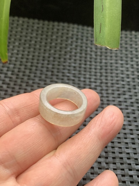 古玩玉器天然翡翠“指環(huán)”真品鑒賞圖