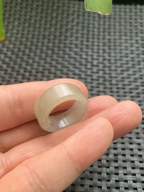 古玩玉器天然翡翠“指環(huán)”真品鑒賞圖