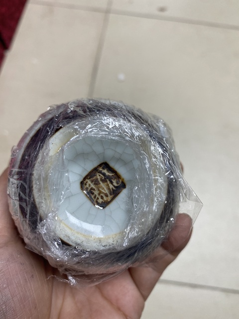 古玩陶瓷刀馬人罐真品鑒賞圖