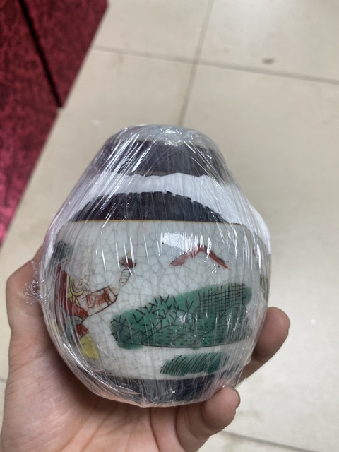古玩陶瓷刀馬人罐真品鑒賞圖