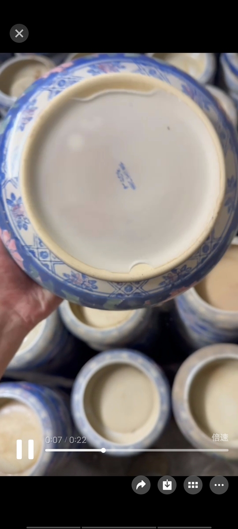 古玩陶瓷水仙盆真品鑒賞圖