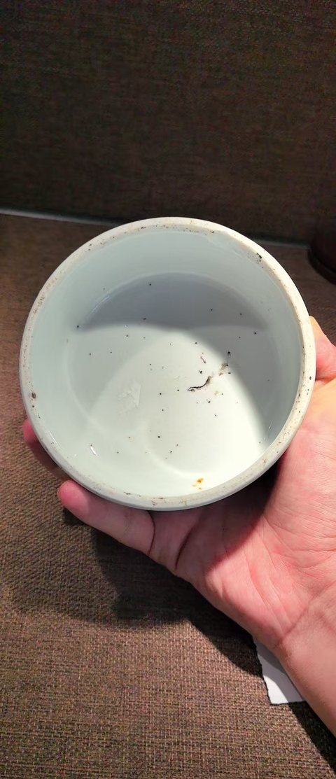 古玩陶瓷青花博古圖蓋罐真品鑒賞圖