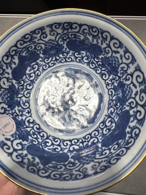 古玩陶瓷青花粉彩榮之固本碗真品鑒賞圖