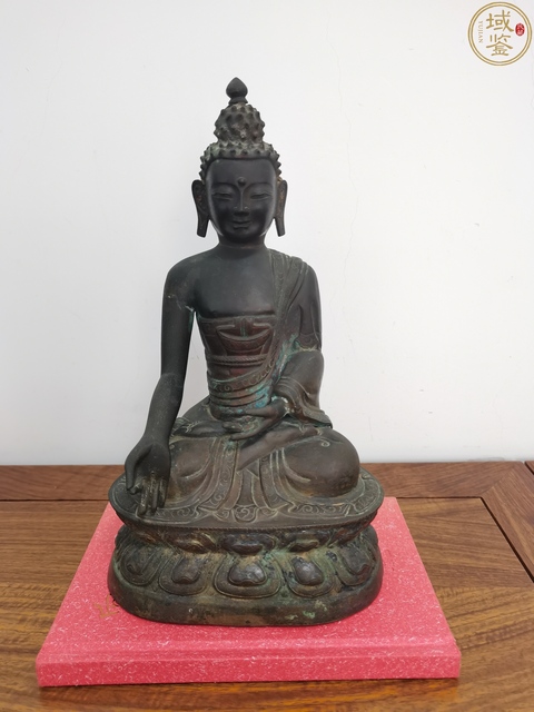 古玩銅器銅釋迦摩尼真品鑒賞圖