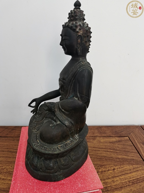 古玩銅器銅釋迦摩尼真品鑒賞圖