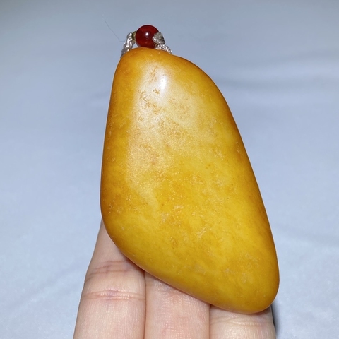 古玩玉器廣義和田玉觀音掛件拍賣,當前價格398元