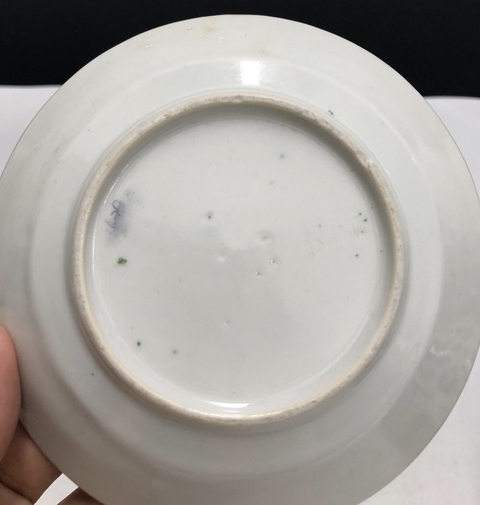古玩陶瓷清晚·廣彩人物故事紋杯碟一套拍賣,當前價格2369元