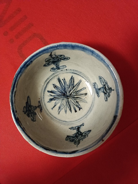 古玩陶瓷佛家八寶青花碗拍賣,當前價格2560元