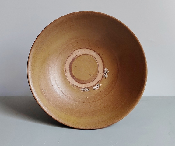 古玩陶瓷明代茶葉末釉茶碗拍賣，當前價格76元