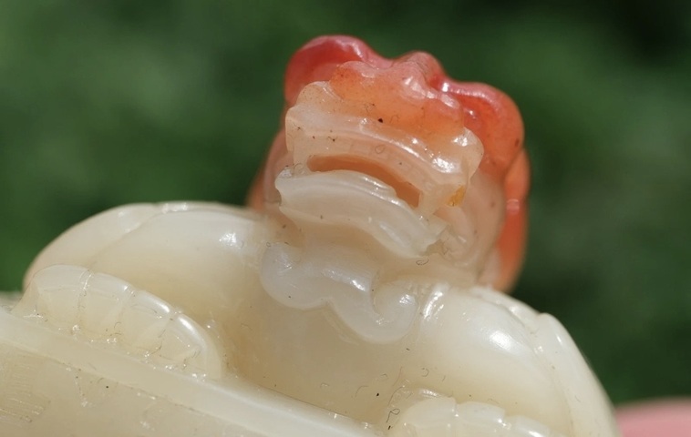 古玩玉器壽山石雕“獸鈕印方”真品鑒賞圖