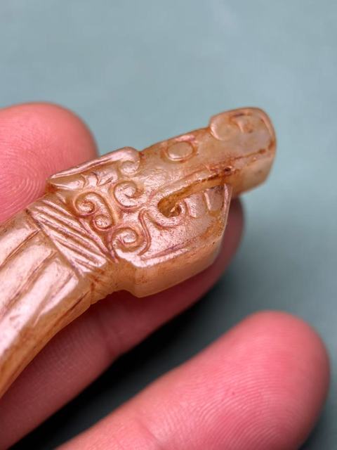 古玩玉器仿古玉龍真品鑒賞圖