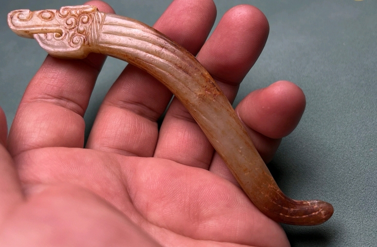 古玩玉器仿古玉龍真品鑒賞圖