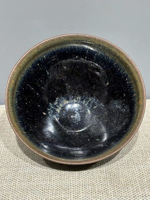 古玩陶瓷建窯茶盞真品鑒賞圖