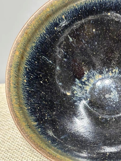 古玩陶瓷建窯茶盞真品鑒賞圖
