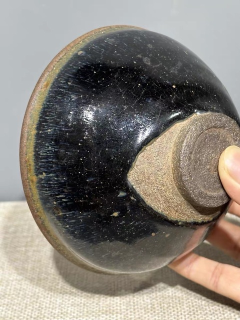 古玩陶瓷建窯茶盞真品鑒賞圖