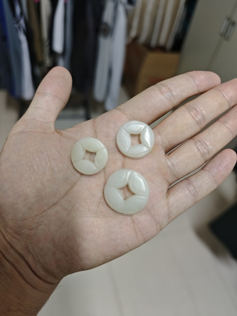 古玩玉器和田玉錢真品鑒賞圖