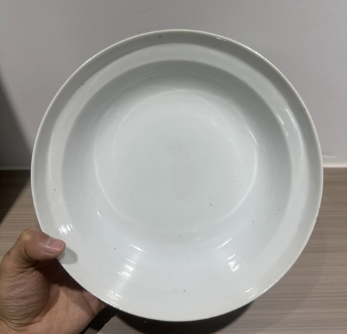 古玩陶瓷民國·粉彩龍鳳呈祥紋盤 真品鑒賞圖