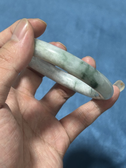 古玩玉器翡翠手鐲真品鑒賞圖