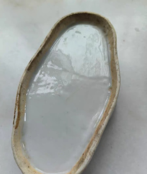 古玩陶瓷仕女嬰戲紋粉彩油絮缸真品鑒賞圖