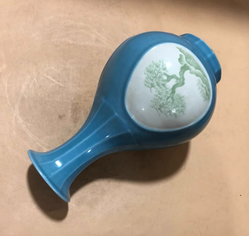 古玩陶瓷玉壺春瓶真品鑒賞圖