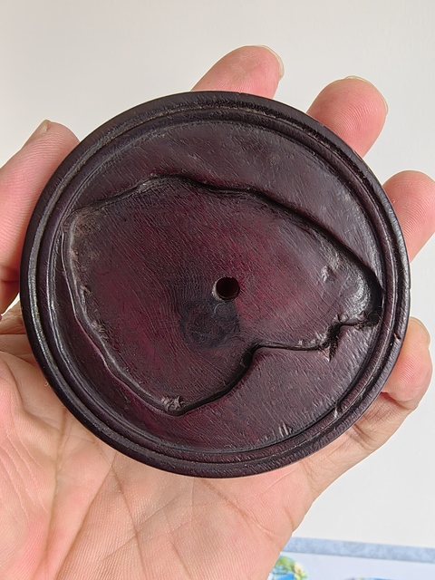 古玩雜項木座真品鑒賞圖