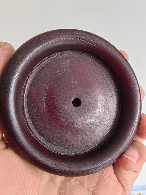 古玩雜項木座真品鑒賞圖