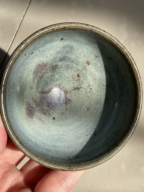 古玩陶瓷鈞窯小碗真品鑒賞圖